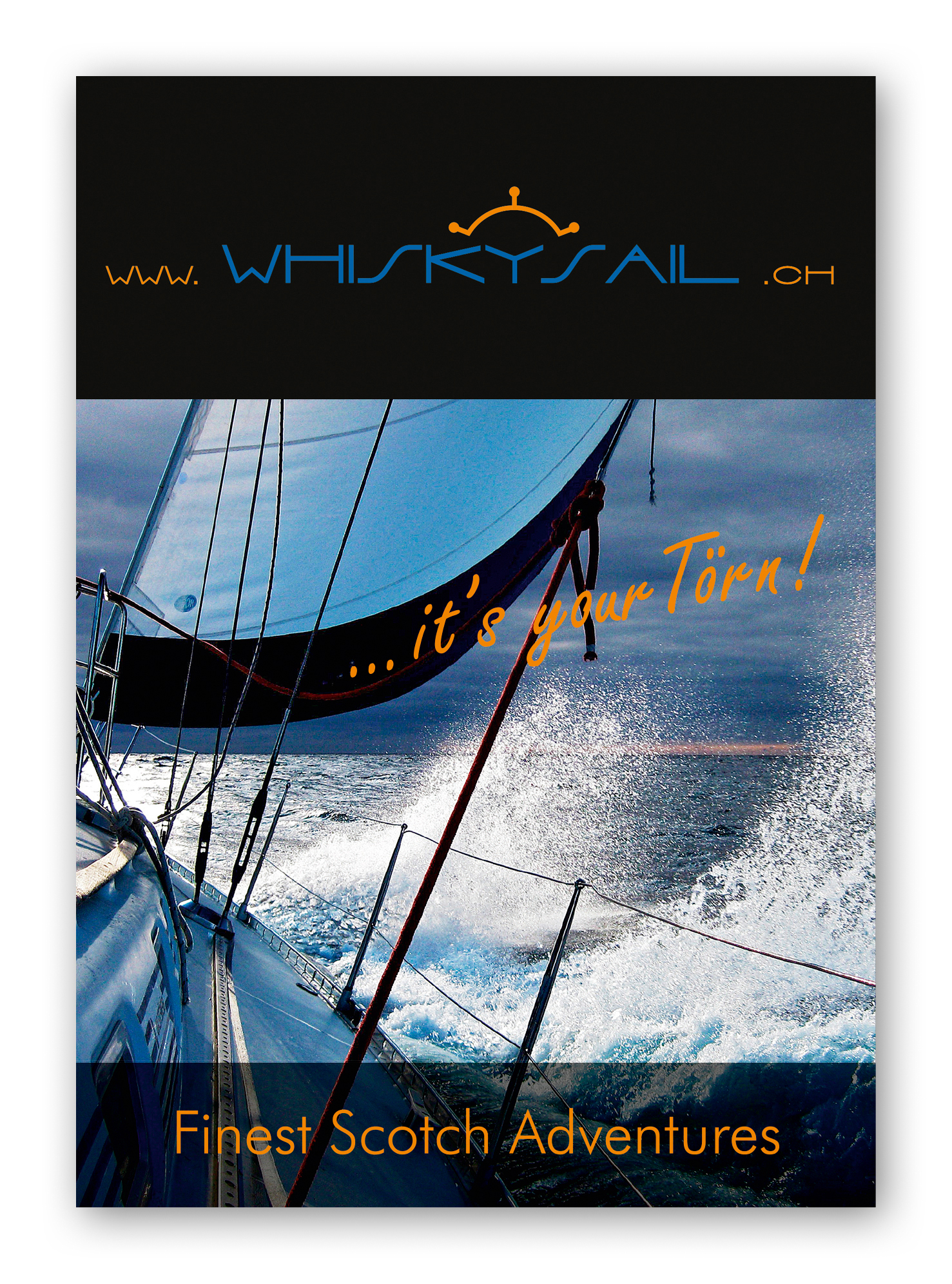 Whiskysail – Plakat und Inserat Redesign