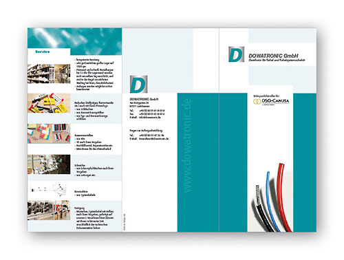 Dowatronic GmbH – Flyer 6-Seiten