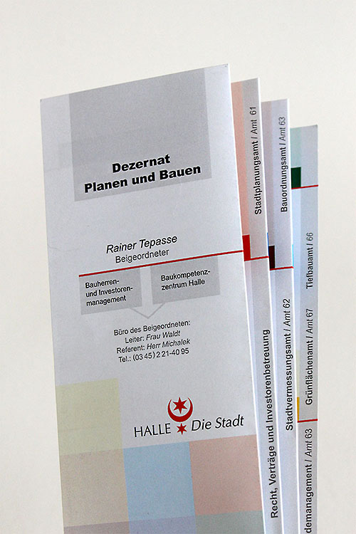 Dezernat Planen und Bauen Halle (Saale) – Leporello 14-Seiten